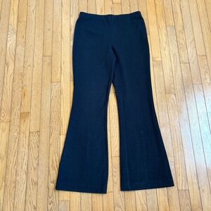Tibi Camille Check Ali Fluid Pants Medium Flare Leg Corpcore Office‎ Siren